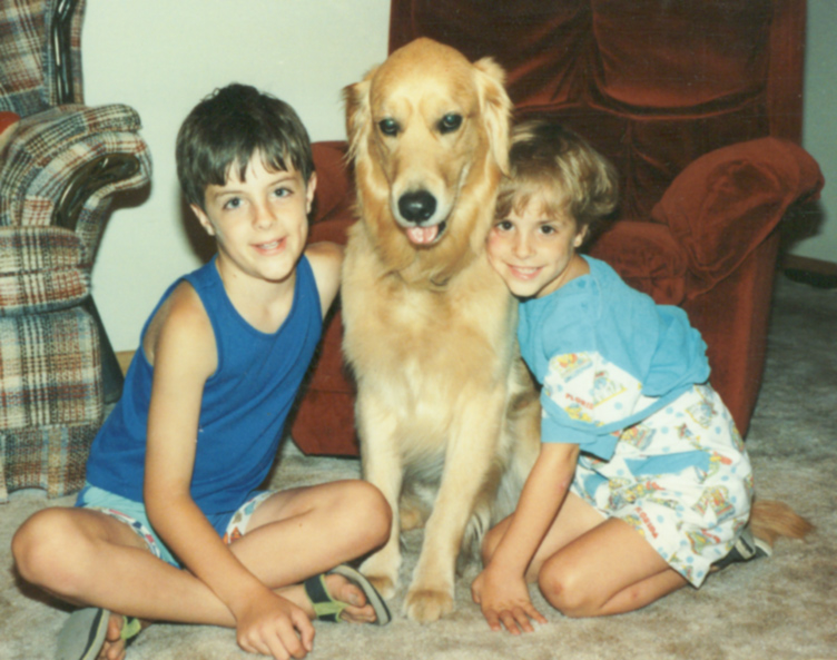 Family with Buck